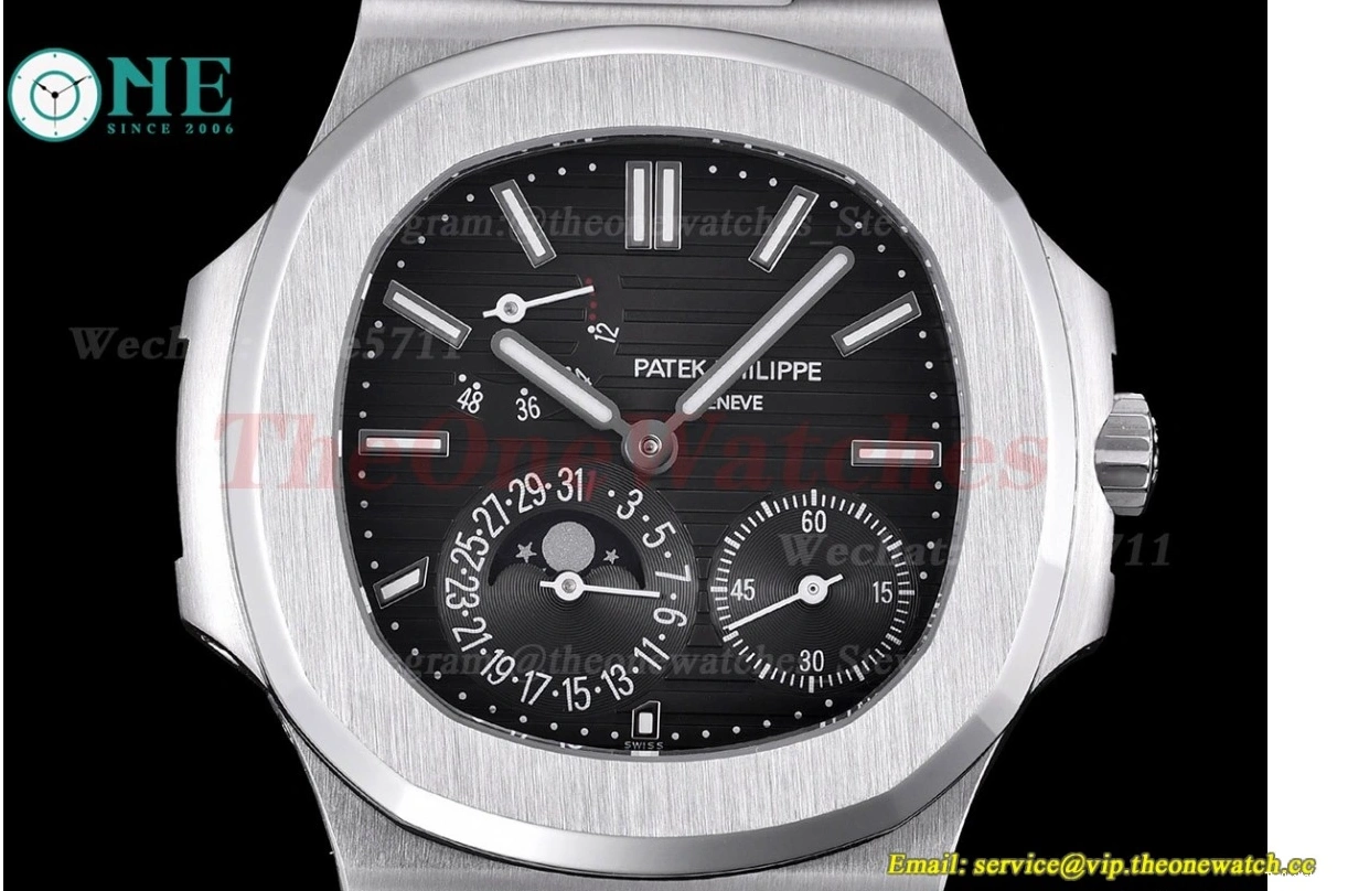 Nautilus Black SS A240 LE 40mm GRF Stk 5712 0417